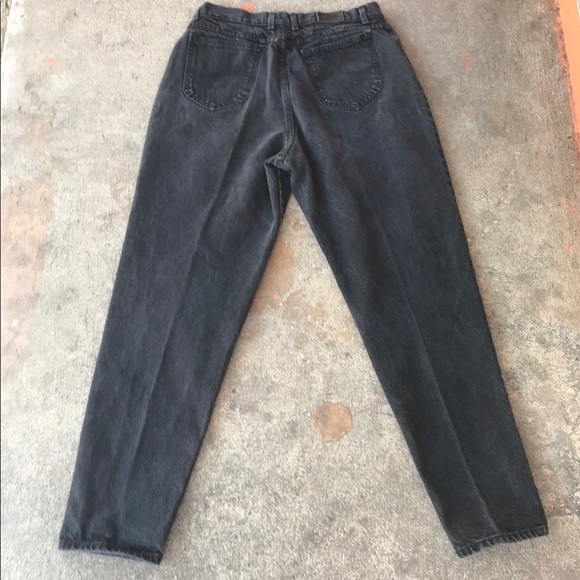 ❌SOLD❌Vintage Lee High Waisted Black Women's Jeans - Picture 3 of 6